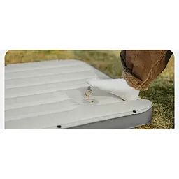 Матрац туристичний надувний одномісний Naturehike CNK2450WS035, 198х68х9.5 см, білий із вбудованою помпою для надування - мініатюра 10