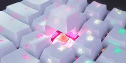 Клавіатура механічна K5 68Key, Kailh Red, USB-A, EN/UA, Hot-swap, RGB, біла Cherry Xtrfy teh0013856 - мініатюра 5