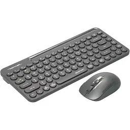 Комплект (клавіатура + миша) A4Tech Fstyler FG3200 Air2 Grey [140902] - мініатюра 2