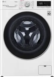 Пральна машина LG з фронтальним завантаженням F2V5HS1W, 7кг, 1200, A+++-20%, Пар, глибина 45см, Дисплей, Інвертор, Білий (F2V5HS1W)