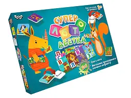Настільна гра "Суперлото Абетка" СЛА-01U на українській мові. Danko Toys, у коробці (4823102806679)