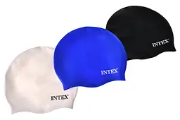 Шапочка для плавання силіконова Intex AquaFlow 55992 від 8 років, 3 кольори - мініатюра 2