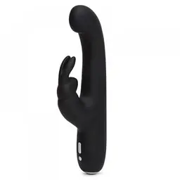 Вибратор Happy Rabbit Slimline G-Spot Тонкий кролик для стимуляции точки G, 24.1х3.4 см