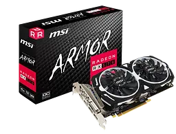 Відеокарта AMD Radeon RX 570 4GB MSI Armor OC (RX 570 ARMOR 4G OC) Б/В - мініатюра 3