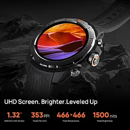 Mibro Смарт-часи GS Explorer 48мм, 1.32", 466x466, AMOLED, BT 5.3, Dual-band GPS, 10 ATM, насичень зелений - мініатюра 5