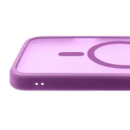 Чехол для Apple iPhone 17, Lush MagCase, фиолетовый, противоударная панель-накладка из TPU и PC, полупрозрачный чехол с MagSafe (с магнитом), с защитой камеры, поддержка беспроводной зарядки, защита всего корпуса, ArmorStandart (ARM87485) - мініатюра 5