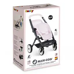 Коляска для ляльок Smoby для двійнят Maxi-Cosi Рожева перлина, 54 х 38, 5 х 64 см, 3+ (7600253221)
