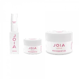 Рідкий гель для укріплення та моделювання Joia vegan PolyLiquid gel Delicate White 50 мл - мініатюра 5