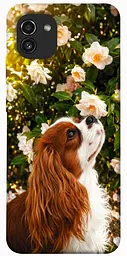 TPU чохол Demsky Flower spaniel для Samsung Galaxy A03