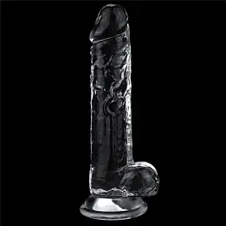 Фалоімітатор Flawless Clear Dildo 7.5' 19 см прозорий - мініатюра 4