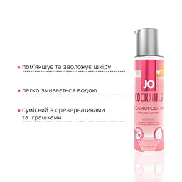 Лубрикант на водній основі System JO Cocktails, 60 мл, Космополітан - мініатюра 3
