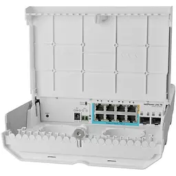 Комутатор мережевий Mikrotik CSS610-1Gi-7R-2S+OUT