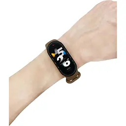 Силіконовий ремінець BeCover для Xiaomi Mi Smart Band 9 Brown (711939) - мініатюра 4
