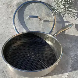 Сковорода глибока з нержавіючої сталі 28x7.0 см Edenberg EB-14153