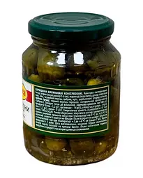 Корнішони мариновані Iberica Pickled Gherkins 3-6 см 370 мл - мініатюра 2