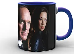 Кружка GeekLand білі Агенти Щ.И.Т Agents of S.H.I.E.L.D. агенти на чорному тлі AS.02.001 - мініатюра 3