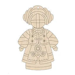 Набір фігурок для розфарбовування та прикрашання "Лялька-мотанка" Motanka-Doll8, 8 штук - мініатюра 5