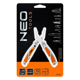 Neo Tools Мультитул, міні, 10 елементів, з LED - мініатюра 4