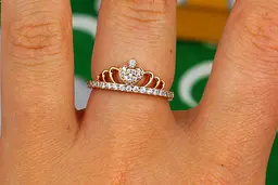 Кільце Xuping Jewelrу корона маленька діадема 7 мм р 17 золотисте