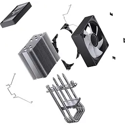 Кулер для процесора Jonsbo CR-1400 V2 ARGB Black (CR-1400 V2 ARGB Black) - мініатюра 6