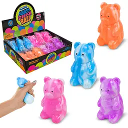 Антистрес-іграшка ведмідь Crystal Squish Stretch Ball із PVA (C34401) в асортименті
