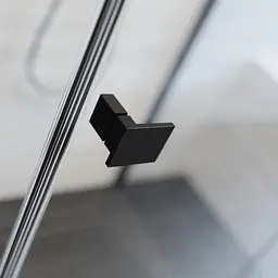 Душові двері Radaway Essenza Pro KDJ 110x200 ліва, безпечне скло, прозоре, чорна (10097110-54-01L) - мініатюра 7