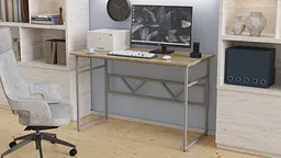 Комп'ютерний стіл Ferrum-decor Раян 75x120x70 сірий ДСП Дуб Сонома 16мм (FRD-101632)