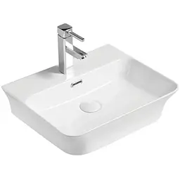Раковина накладна Mixxus Premium Bevel-0201 з переливом (MP6480)