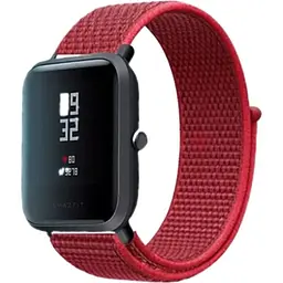 Ремінець DK CDK для Canyon Badian SW-68 20mm Nylon Sport Loop (012415) (red) - мініатюра 3