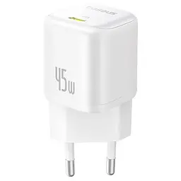 МЗП Baseus PicoGo GaN Fast Charger 45W (1USB-C) (P10176800) Moon White