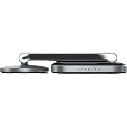 Бездротовий зарядний пристрій Satechi 2-in-1 Foldable Qi2 Wireless Charging Stand Space Gray (ST-Q21FM) - мініатюра 3