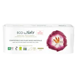 Одноразові післяполгові жіночі прокладки Eco by Naty 10 шт. 