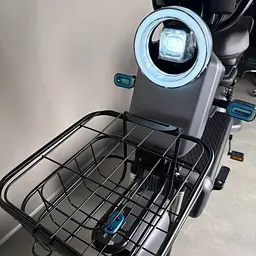 Електровелосипед EVOBIKE Nova S 500W 48V 12Ah з 2 сидіннями, корзиною та поворотниками, простий і надійний, для міста і села, графітові-сірого кольору - мініатюра 17