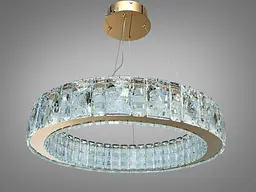 Підвісна люстра Diasha 585/600G золото кришталь 68 Вт LED - мініатюра 7