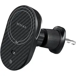 Автотримач із бездротовою зарядкою Pitaka MagEZ Car Mount Pro 2 Qi2 Car Vent (CM2402N) [125386] - мініатюра 1
