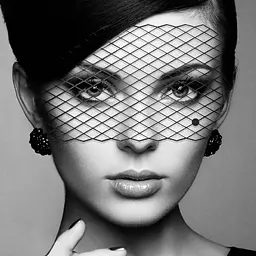 Маска на обличчя Bijoux Indiscrets - Louise Mask, вінілова, клейове кріплення, без зав'язок - мініатюра 2