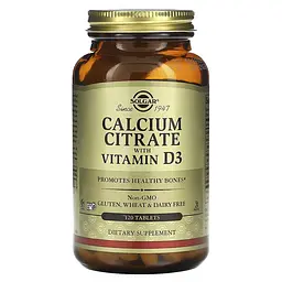 Цитрат Кальцію з Вітаміном D3 Calcium Citrate - 120 таблеток