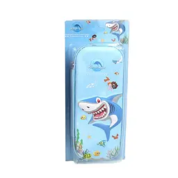 Пенал жорсткий об’ємний Акула, 21.5x4x8.5 см, PVC (В асортименті)