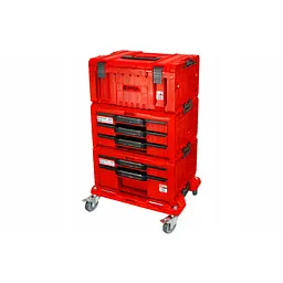 Набір ящиків Qbrick SYSTEM PRO RED DRAWER WORKSHOP SET 4 2.0 RUHD мобільна шафа 525x345x885 мм - мініатюра 4