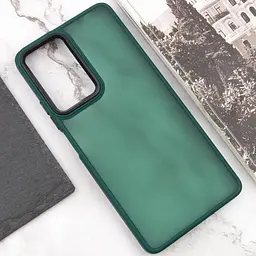 Чохол TPU+PC Lyon Frosted для Xiaomi Redmi Note 10 Pro / 10 Pro Max Green - мініатюра 4