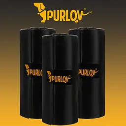 Набір 1000 пакетів Purlov 22812 для вигулу собак - міцні чорні пакети для екскрементів з футляром - мініатюра 5