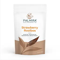 Чай Palmira Ройбуш суничний (Strawberry Rooibos) ваговий 100г
