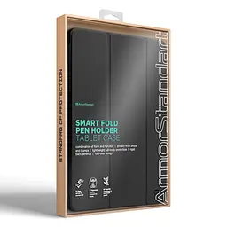 Чохол-книжка для планшета Apple iPad Pro 13 (2024)/Pro 13 (2025) M5, Smart Fold Pen, чорний, 13 дюймів, з екошкіри + TPU, з магнітною застібкою, підставкою, тримачем під стилус, протиударний, з функцією Wake/Sleep, ArmorStandart (ARM78138) - мініатюра 8