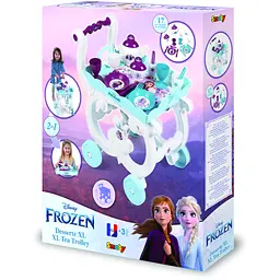 Ігровий набір Smoby Toys Візок Фроузен-2 Знімна таця і сервіз 17 аксесуарів (310517) - мініатюра 2