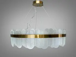 LED-люстра під латунь Diasha 803/800SGD золото, кришталева, 165 Вт, 80 см, 16-25m2 - мініатюра 5