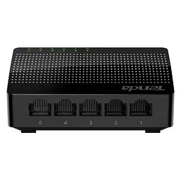 Комутатор (світч) Tenda SG105 (Чорний, 5 LAN портів, 10/100/1000 Мбіт/с) - мініатюра 4