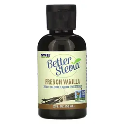 Замінник харчування Better Stevia 59 мл French Vanilla NOW fit0016424