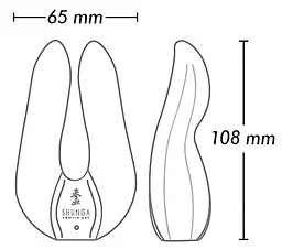 Вібратор Shunga Aiko Intimate 10.8 см рожевий - мініатюра 5