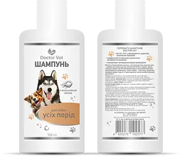 Шампунь з кокосовою олією для собак усіх порід Doctor Vet 100 мл - мініатюра 4
