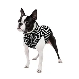 Курточка для собак WAUDOG Clothes, малюнок "Зебра", L65, В 87-90 см, С 60-65 см - мініатюра 3